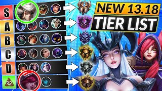 NEW 1318 TIER LIST UPDATED  BEST META Champions to MAIN  LoL Update Guide [upl. by Esinaej]