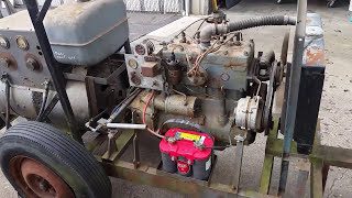 1937 Willys engine running generator will be used in restoration by MetalWorks Classic Auto [upl. by Atinet]