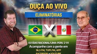 Peru 2 x 4 Brasil  Eliminatórias da CopaAmérica do Sul  2ª Rodada  13102020  AO VIVO [upl. by Gunter]