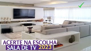 ACERTE NA ESCOLHA 10 DICAS EXCLUSIVAS DE COMO DECORAR UMA SALA DE TV MODERNA DO ANO [upl. by Atiugram]