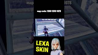 FREE BUILD COM A SKIN LEXA I FORTNITE [upl. by Lorianna]