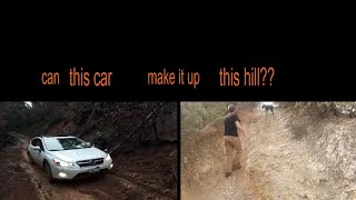 Can a stock Crosstrek make it up this hill A closer look at the Crosstrek off road Part 1 [upl. by Elbon956]