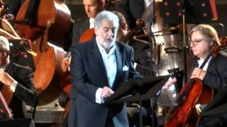 Placido Domingo  Di Provenza il mar il suol Arena di Verona 17072014 [upl. by Ayamat573]