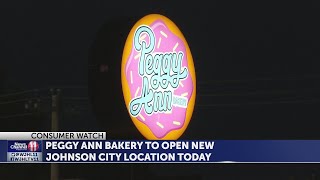 PEGGY ANN BAKERY Beloved local bakery opens in Johnson City As you can tell Kasey and Amy cant g [upl. by Anya]