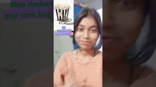 DIY Nita Ambani pop corn bag 🍿shortsfeed diyviralshort craft bag trending status shorts pop [upl. by Ylam812]