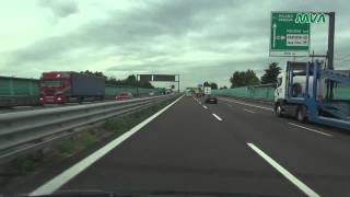 Italy  ItalienAutostrada A4 Richtung Milano  A22 Richtung Bolzano [upl. by Hengel]