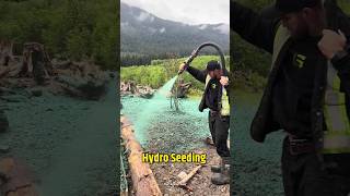 HydroSeeding can change the world🌱 shorts [upl. by Efal932]