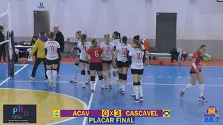 JAPS  FASE REGIONAL  FINAL VOLEIBOL FEMININO  ACAV CAPANEMA X CASCAVEL [upl. by Severn]