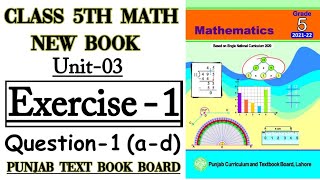 Class 5th Math New BookUnit 3Exercise 1 Q1ad5th New MathHow to add the fractions  FRACTIONS [upl. by Duntson294]