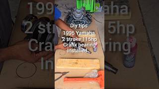 Diy tips 2 stroke outboard crank bearing installation [upl. by Kieran869]