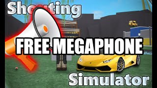 Free Megaphone in Shouting Simulator  Restored CODE [upl. by Publius]