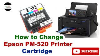 Epson PictureMate PM520 Printer Cartridge Change  എങ്ങനെ Epson PM520 Printer Cartridge മാറ്റാം [upl. by Heisser]