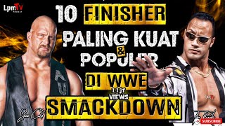 Jagoan Kalian Yang Mana❓10 FINISHER PALING KUAT DAN POPULER DI WWE SMACKDOWN 👊 [upl. by Ergener]