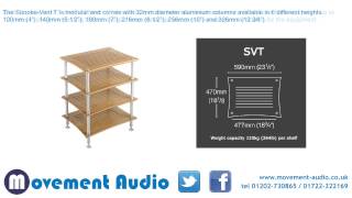 Quadraspire SVT SunokoVent HiFi Stand which is available from Movement Audio [upl. by Tomlin]