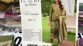 Luxury  Parishay  Winter  Karandi  PW12 heavy Embroidered collection [upl. by Uok]