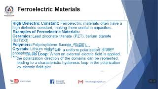 Piezoelectric ferroelectric and anti ferroelectric materials [upl. by Drofniw875]