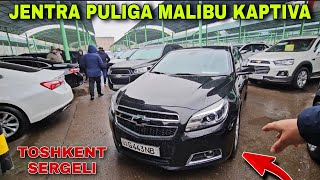 TOSHKENT SERGELI MALIBU KAPTIVA NARXLARI 2024 KAMOLIDDINUZ [upl. by Savanna]