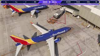 KINDKDAL SWA1291 B737 Max Vatsim [upl. by Aikahc]