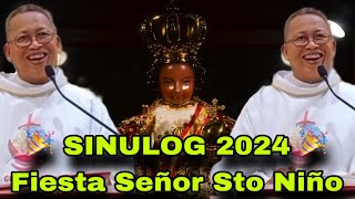 January 21 2024 🎉 Sinulog 2024 🎉 Happy Fiesta Señor Sto Niño 🎉  Fr Ciano Ubod [upl. by Fabi]