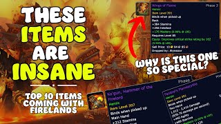 INSANE Items coming with Firelands Top 10 of the best  Cataclysm Clasic [upl. by September]