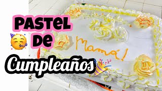 PASTEL DE CUMPLEAÑOS casero Carlota de Piña paso a paso [upl. by Blackington]