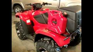 Kolpin fuel packs on Kimpex cargo box on 2012 Honda Foreman [upl. by Attela768]