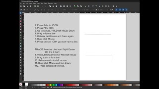 INKSCAPE  DRAWING A LINE [upl. by Wilmott382]