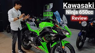 Kawasaki Ninja 650cc Review Best performance and very powerful 😍 2024 Model kawasaki ninja [upl. by Eugenio]