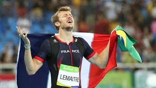 Christophe Lemaitre médaillé de bronze sur le 200m à Rio SON RMC [upl. by Gael]