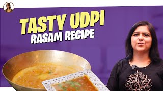 Tasty Udpi Rasam Recipe  Rasam Recipe In Tamil  Krithika Radhakrishnan [upl. by Eloisa862]