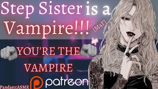 ASMR Turning Your Step Brother Into a Vampire M4F 🐼♨ Reverse Vampire [upl. by Tirrag]