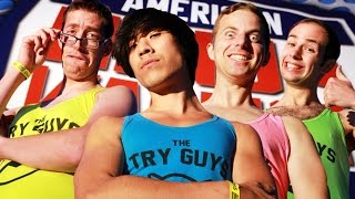 The Try Guys Try American Ninja Warrior [upl. by Adeys]