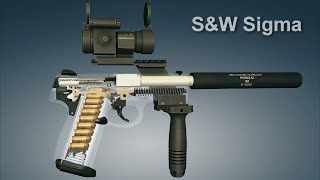 Smith amp Wesson Sigma pistol How it works  3dGun [upl. by Jeremie]