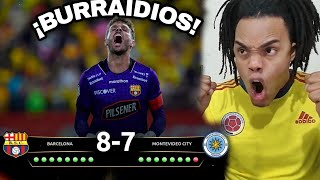 BARCELONA vs CITY TORQUE 87 PENALES  REACCIÓN DE COLOMBIANO [upl. by Liborio]