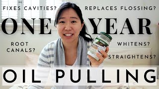 I tried Oil Pulling for a YEAR  how my teeth changed [upl. by Mendez598]