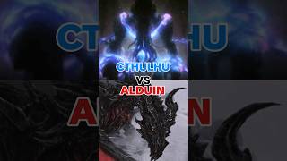 Cthulhu vs Alduinshorts elderscrolls dragonborn cthulhu lore whoisstrongest [upl. by Nosnehpets196]