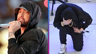 Super Bowl LVI Eminem Delivers EPIC Halftime Show Performance With a Special Guest [upl. by Eleahcim978]