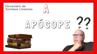 🤔¿Qué es el APOCOPE en LITERATURA Definición  Ejemplos 🤷‍♂️ [upl. by Olive]