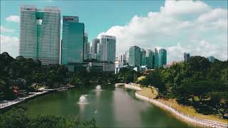 Perdana Botanical Garden Kuala Lumpur  Drone view 4K [upl. by Oswal]