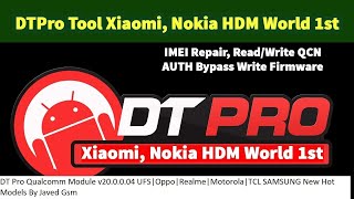 DT Pro Qualcomm Module v200004 UFSOppoRealmeMotorolaTCL SAMSUNG New Hot Models By Javed Gsm [upl. by Claudelle]