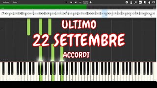 Ultimo  22 Settembre ACCORDI [upl. by Aiceled]