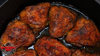 YOULL NEVER BAKE CHICKEN THIGHS ANY OTHER WAY  JUICY TENDER OVEN BAKED CHICKEN RECIPE [upl. by Acitel667]