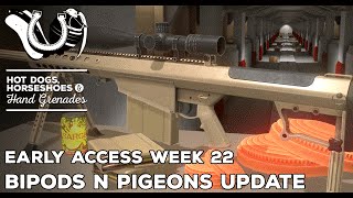 H3VR Early Access Weekly Update 22 M107A1 with Bipod amp Clay Pigeons for the Friendly 45 Range [upl. by Flodur]