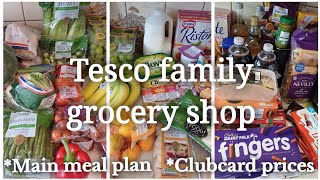 Tesco family of four weekly grocery shopping haul  Tuesday 12th November [upl. by Previdi570]