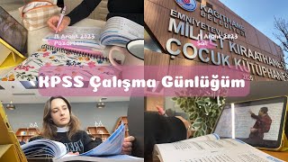 KPSS Çalışma Günlüğüm 38  Kütüphanede ders çalışıyorum 📚 kpss kpss2024 kpsslisans [upl. by Irbua]