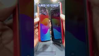 iPhone 11 Red VS iPhone 12 Red Size Comparison amp Display Comparison iphone11 iphone13 [upl. by Charleen614]