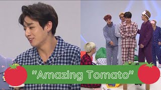 BTS Half Asleep Game quotAmazing Tomatoquot with English Subtitle  BTS Army2020 [upl. by Faxon]