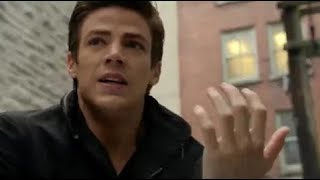 The Flash 1X01 Clip  Barry Uses His Powers For The First Time [upl. by Neellek]