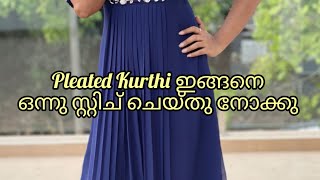 Front Pleated Kurthi Yoke Kurti Eshana Designs [upl. by Mather543]