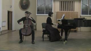 Albeniz Asturias for cello and piano [upl. by Warila]